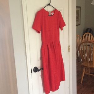 Red LulaRoe dress